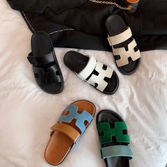 Color Block Casual Sandals