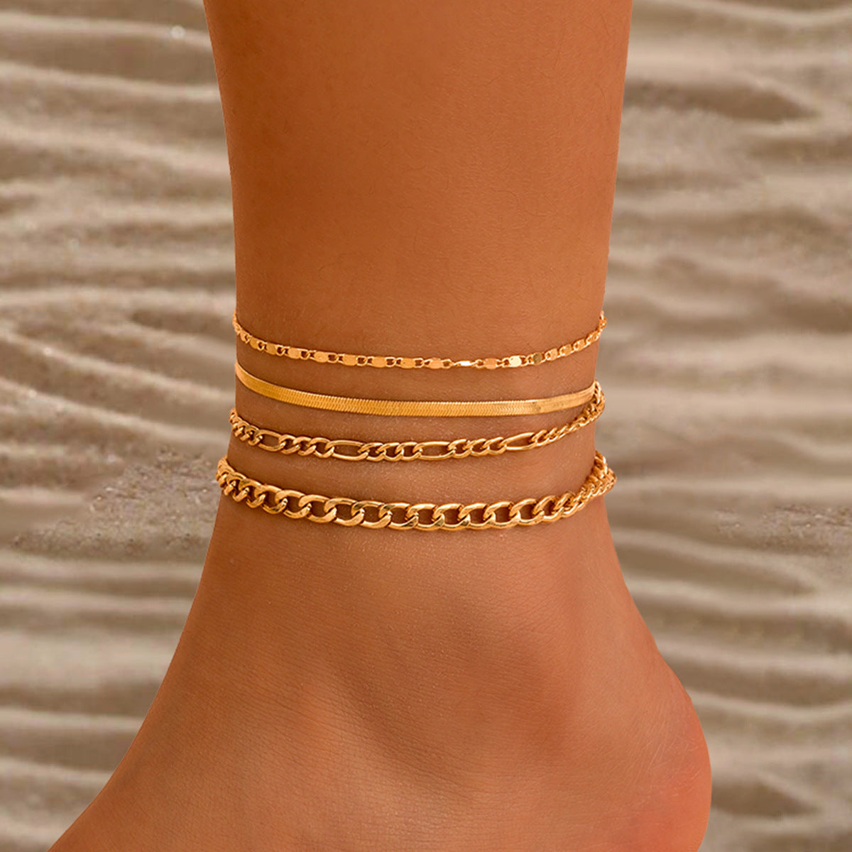 Heart Beaded Anklet