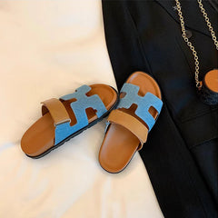 Color Block Casual Sandals