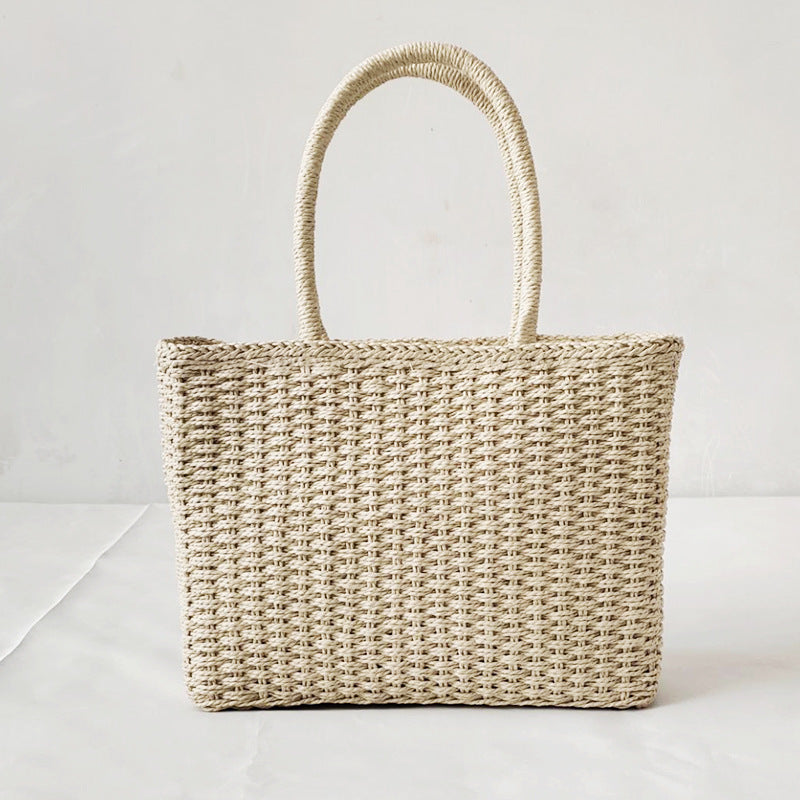 Garden Style Woven Portable Beach Bag