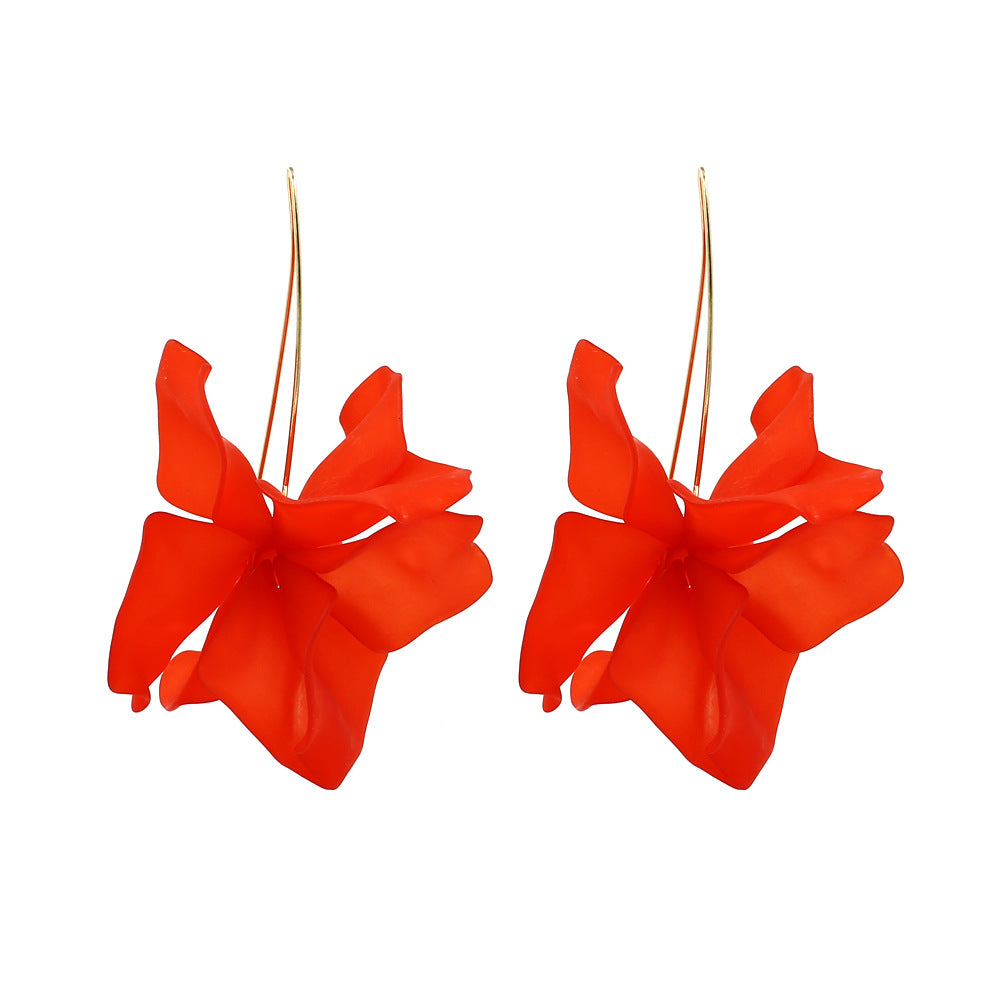 Flaxmaker Flower Earrings