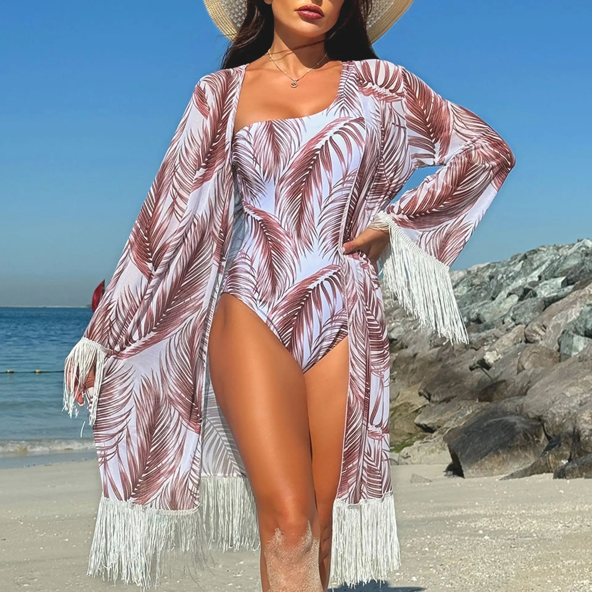 Print 2 Piece Swimsuit