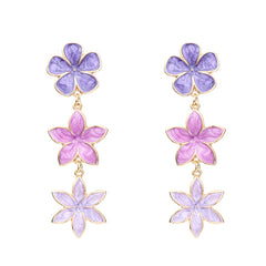 Flaxmaker Sweet Flower Design Earrings