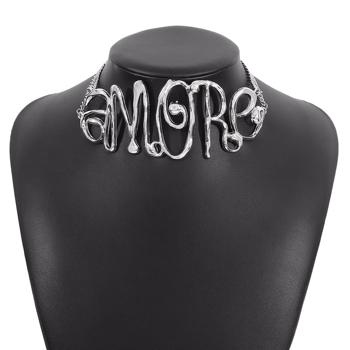 Exaggerated letters Necklace