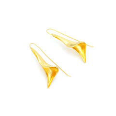 Flaxmaker Vintage Leaf Earrings