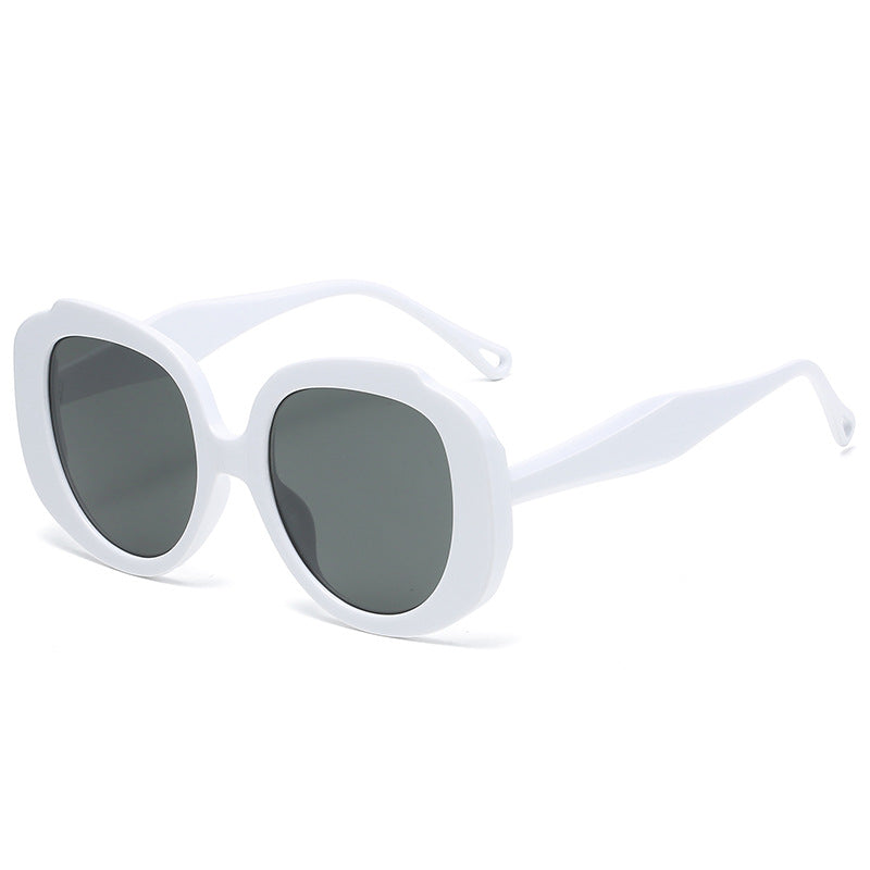 Large Round Frame Sunglasses