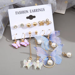 Butterfly Pearl Earrings