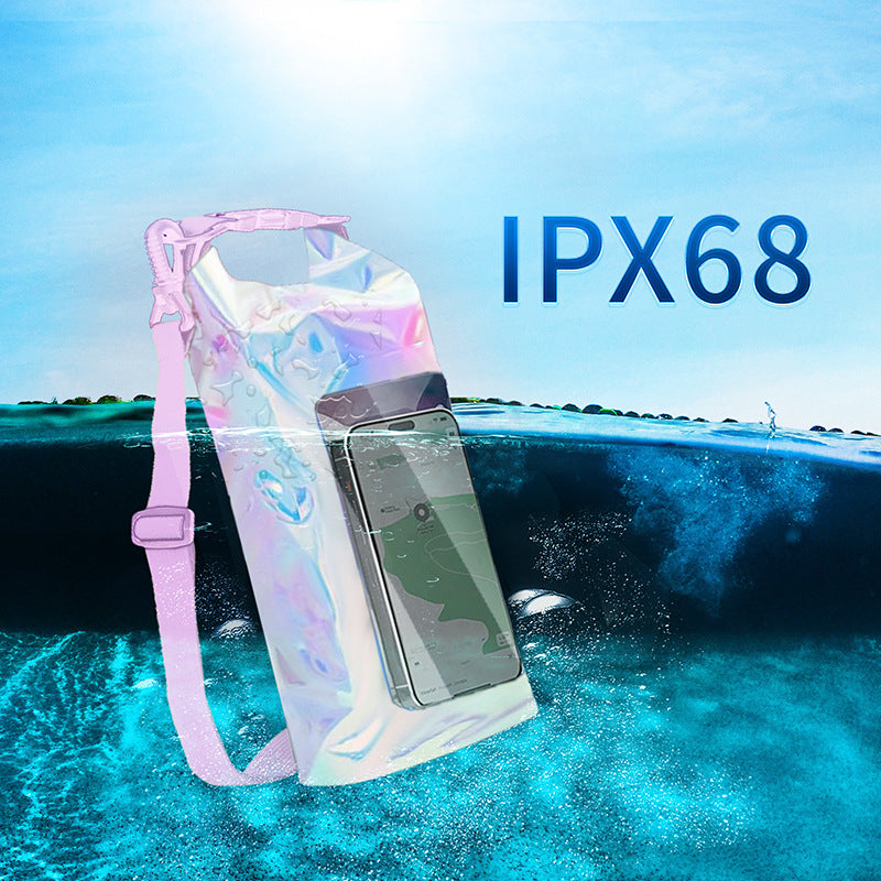 Colorful Outdoor Rafting Swimming Small Capacity Portable Mobile Phone Waterproof Bag