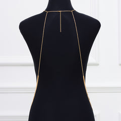 Layered Tassel Pearl Bikini Body Chain