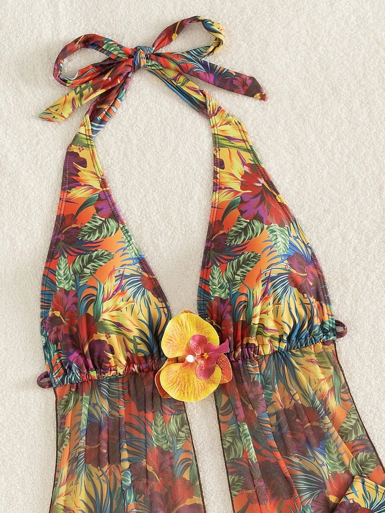 3D Floral Lace 2 Pieces Bikini Set