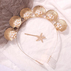 Alloy Shell Hair Accessories