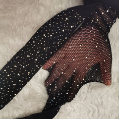 Diamond Shiny Rhinestone Elastic Pantyhose