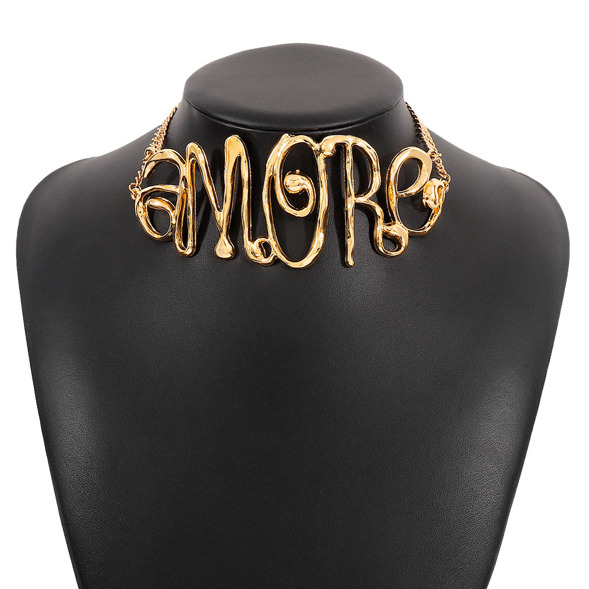 Exaggerated letters Necklace