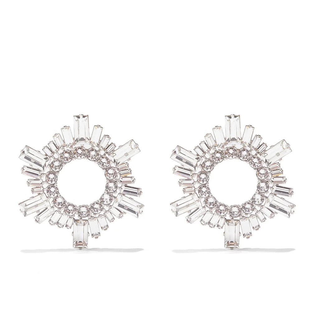 Irregular Diamond Earrings