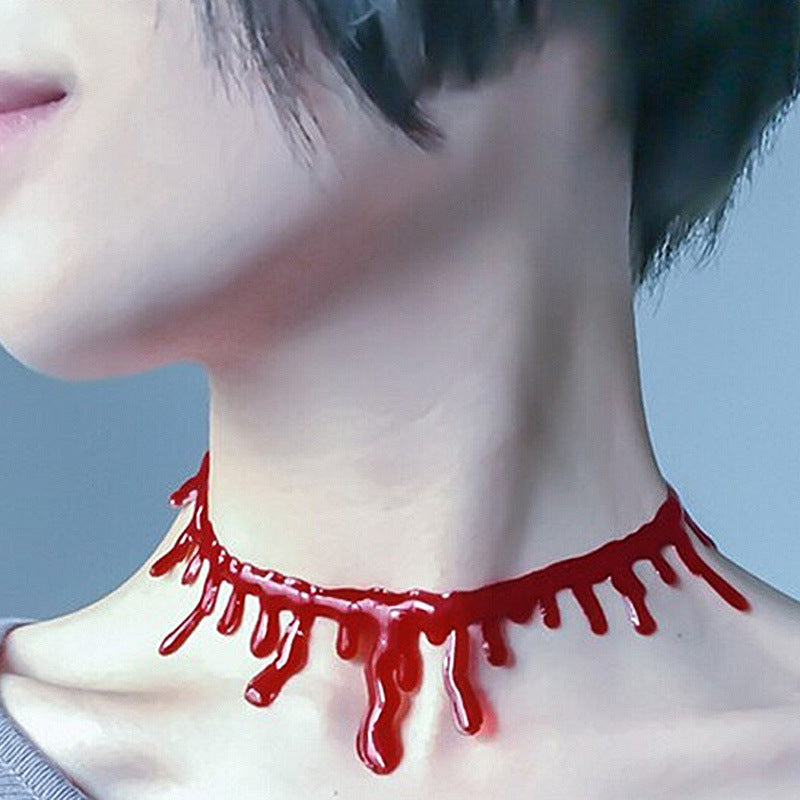 Halloween Blood Necklace