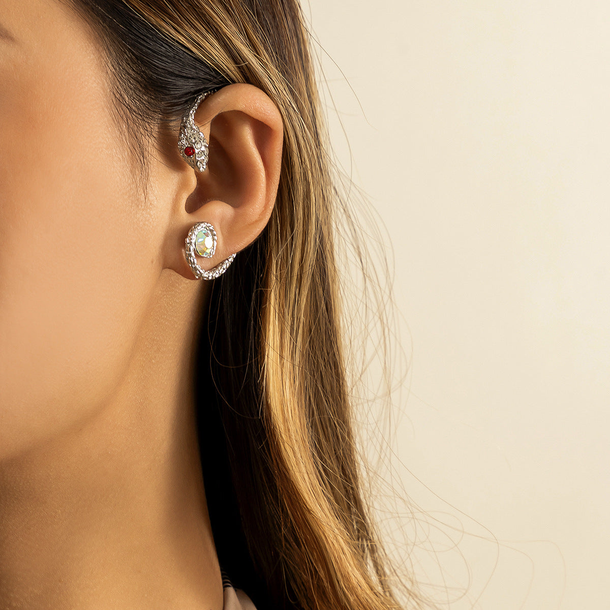 Personality Elf No Ear Hole Ear Hanging