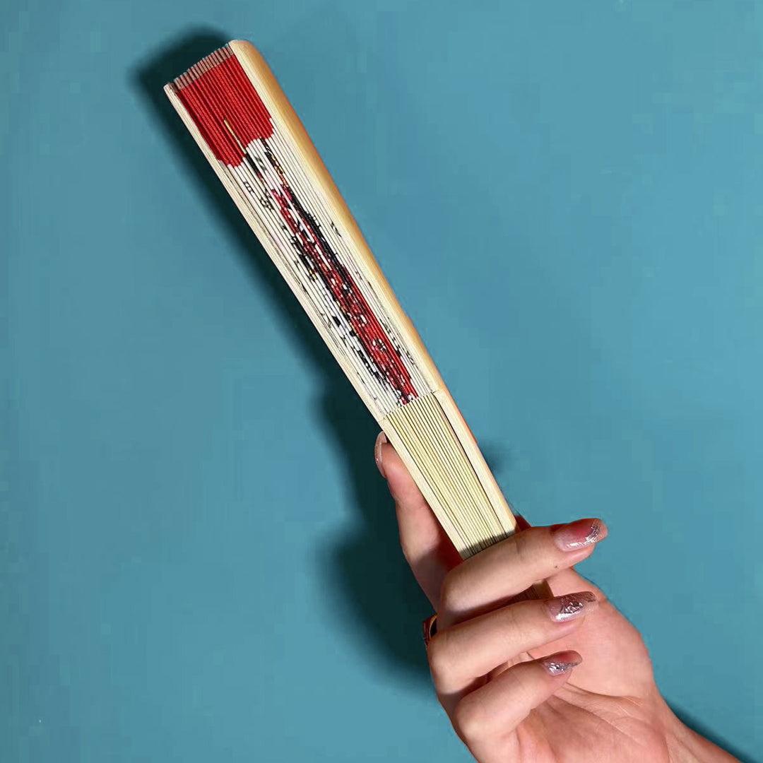 Spanish Flamenco Dancer Flaxmaker Fan