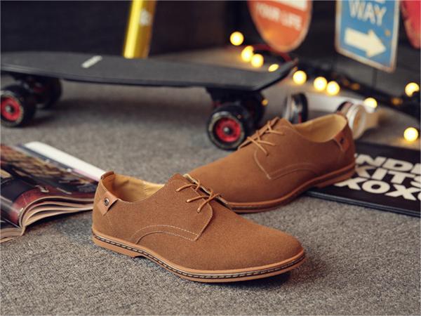 Comfort Low Heel Oxford Shoes Lace-up Daily Loafers