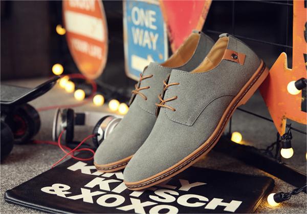 Comfort Low Heel Oxford Shoes Lace-up Daily Loafers