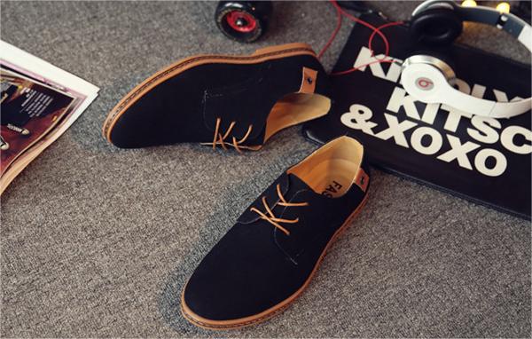 Comfort Low Heel Oxford Shoes Lace-up Daily Loafers