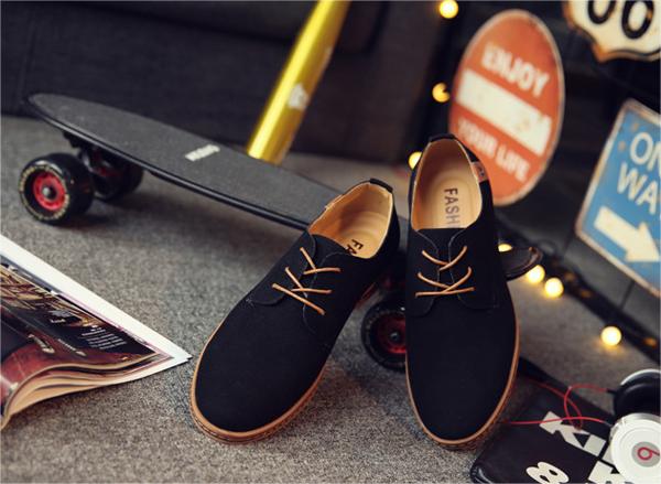 Comfort Low Heel Oxford Shoes Lace-up Daily Loafers