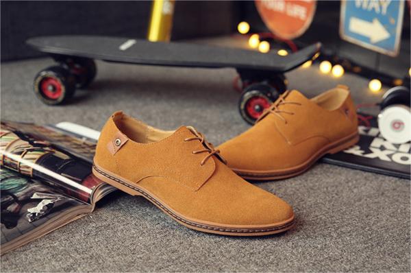 Comfort Low Heel Oxford Shoes Lace-up Daily Loafers
