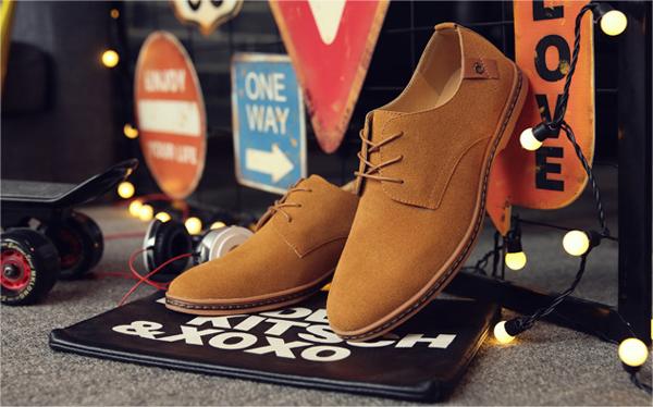 Comfort Low Heel Oxford Shoes Lace-up Daily Loafers