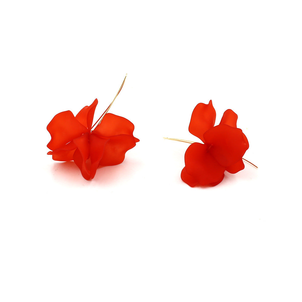 Flaxmaker Flower Earrings