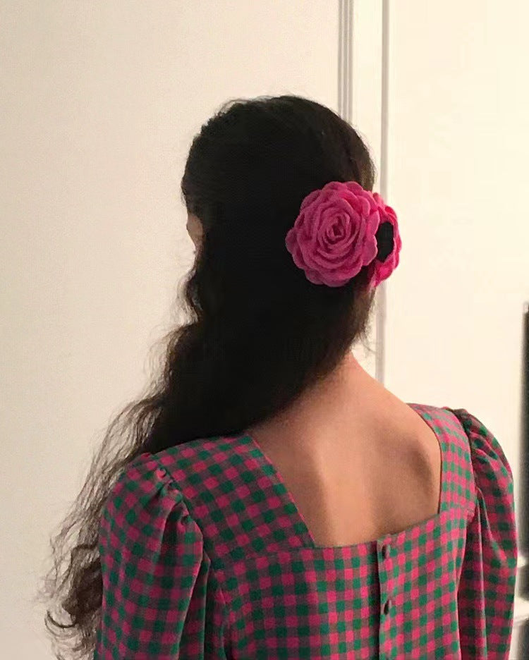 3D Flower Hair Clip