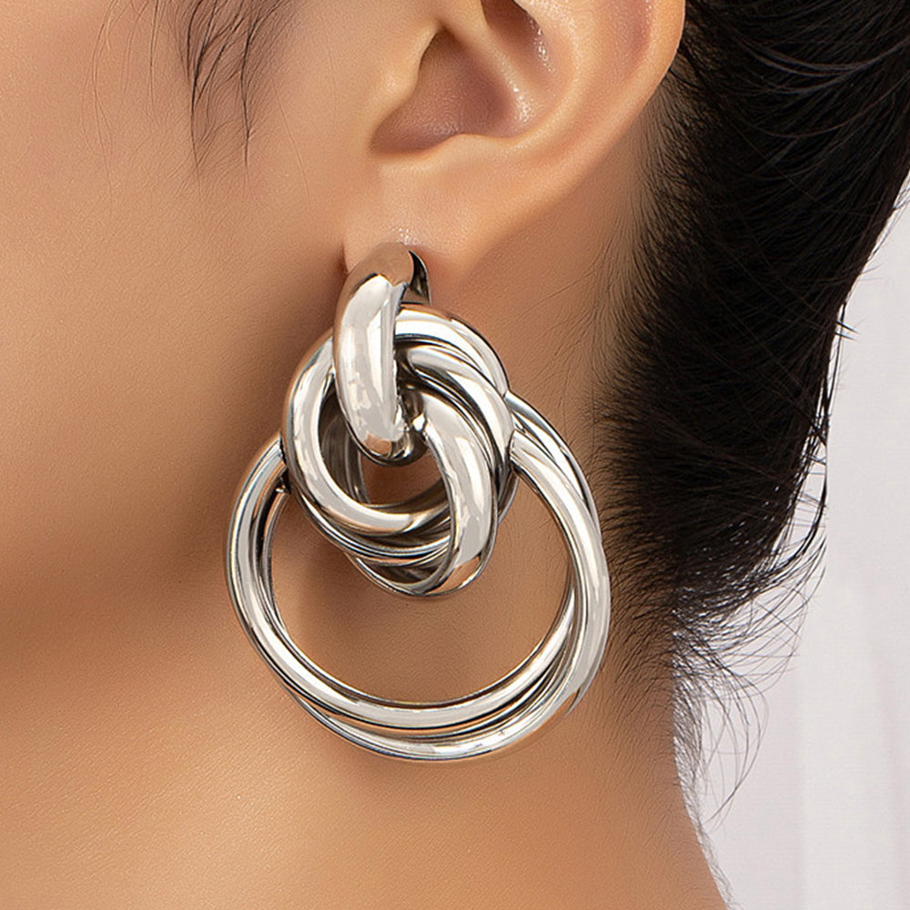 Geometric Glossy Earrings