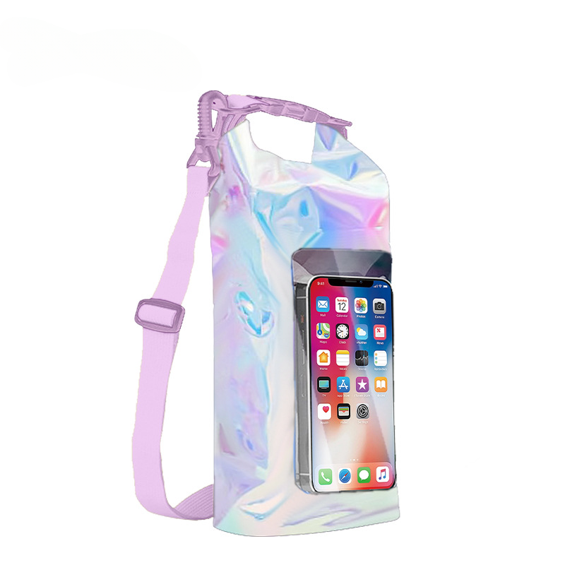 Colorful Outdoor Rafting Swimming Small Capacity Portable Mobile Phone Waterproof Bag