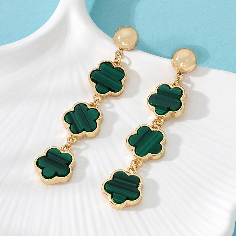 Five Leaf Clover Earrings