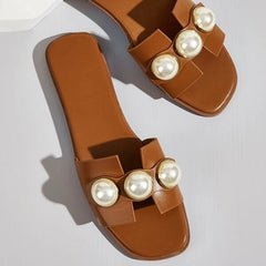Pearl Flat Slippers
