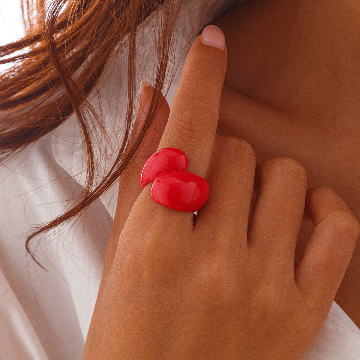 Colorful Water Drop Ring