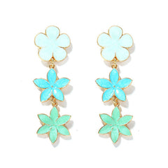 Flaxmaker Sweet Flower Design Earrings