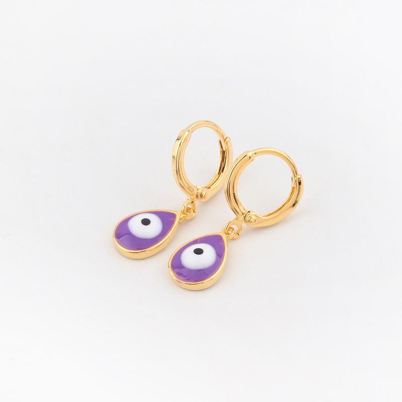 Devil's Eye Drop Earrings