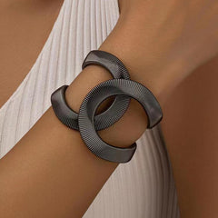 Metal Elastic Opening Adjustment Bracelet