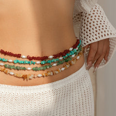 Gravel Beads Waist Chain