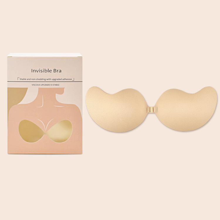 Self Adhesive Strapless Mango-shaped Sticky Bra
