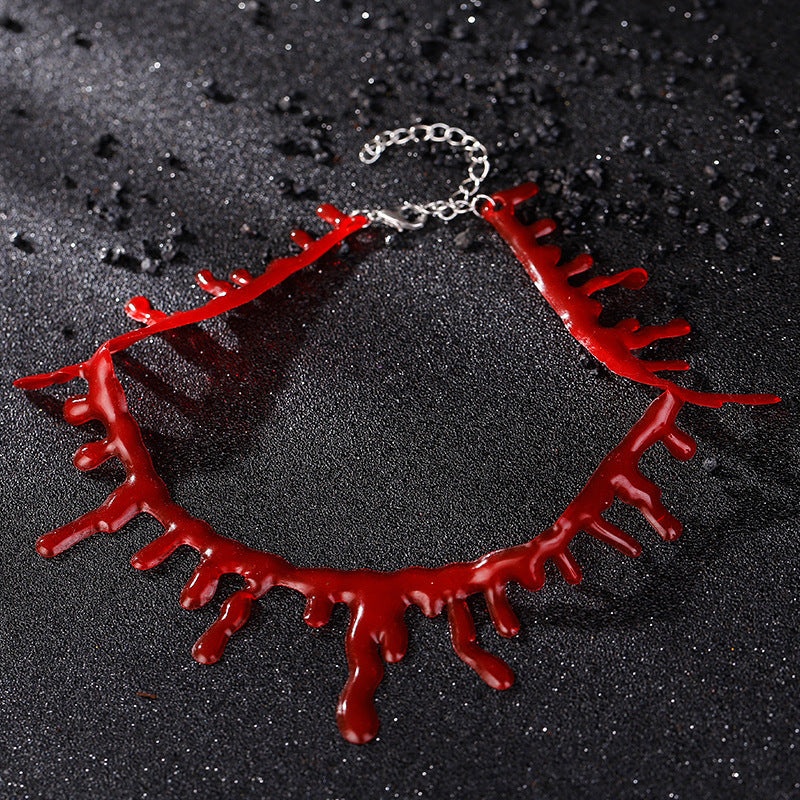 Halloween Blood Necklace