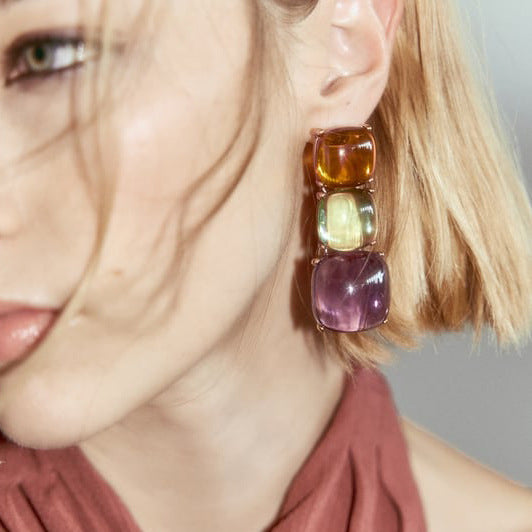 Resin Exaggerated Earrings