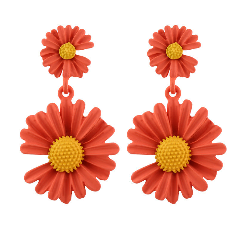 Flaxmaker Sweet Little Daisy Stud Earrings