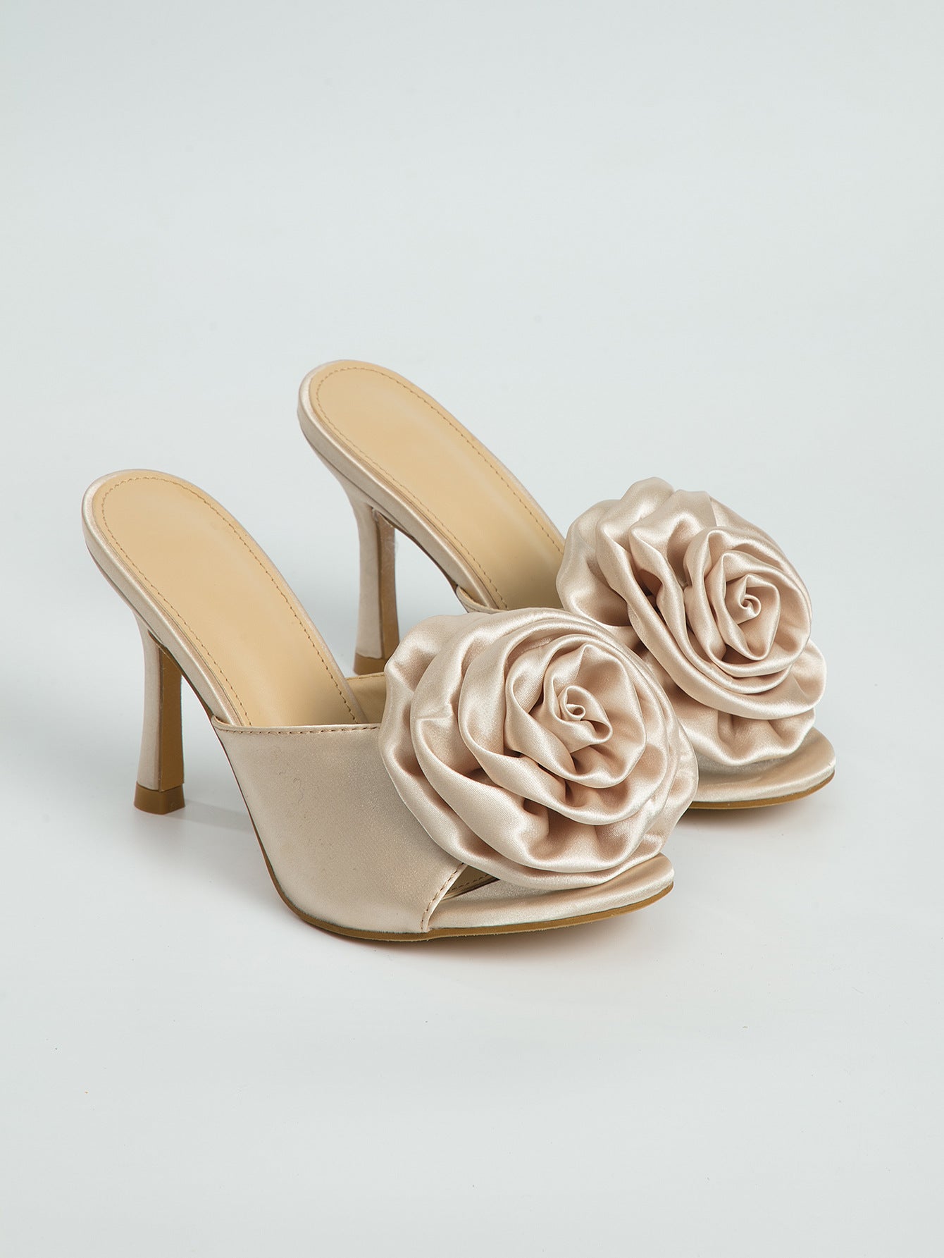 3D Flower High Heels