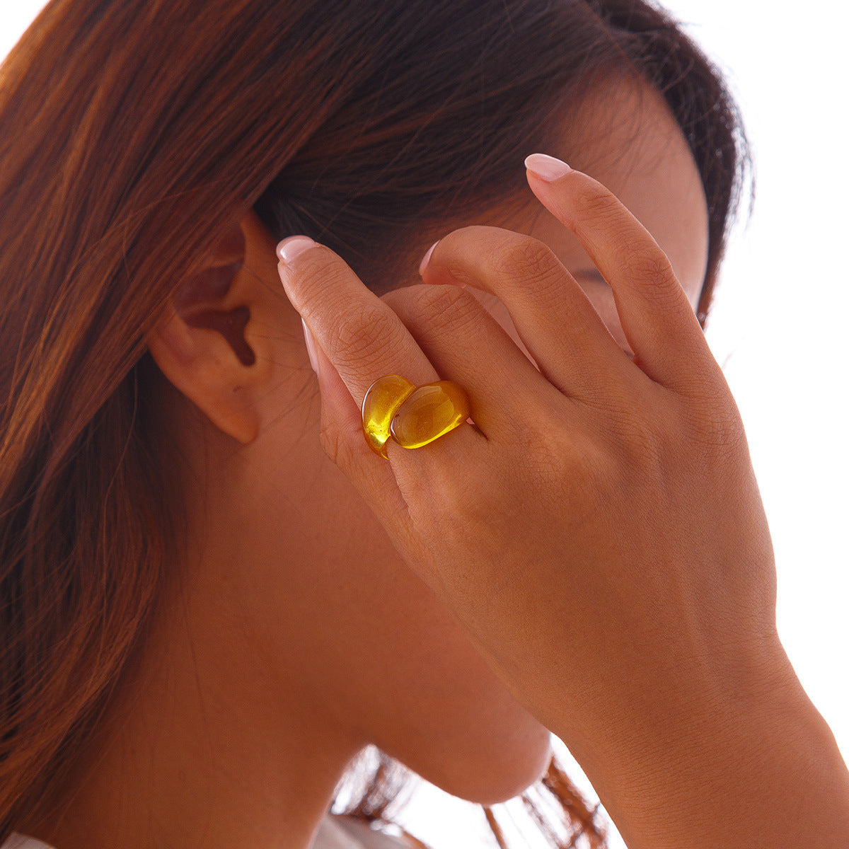 Colorful Water Drop Ring