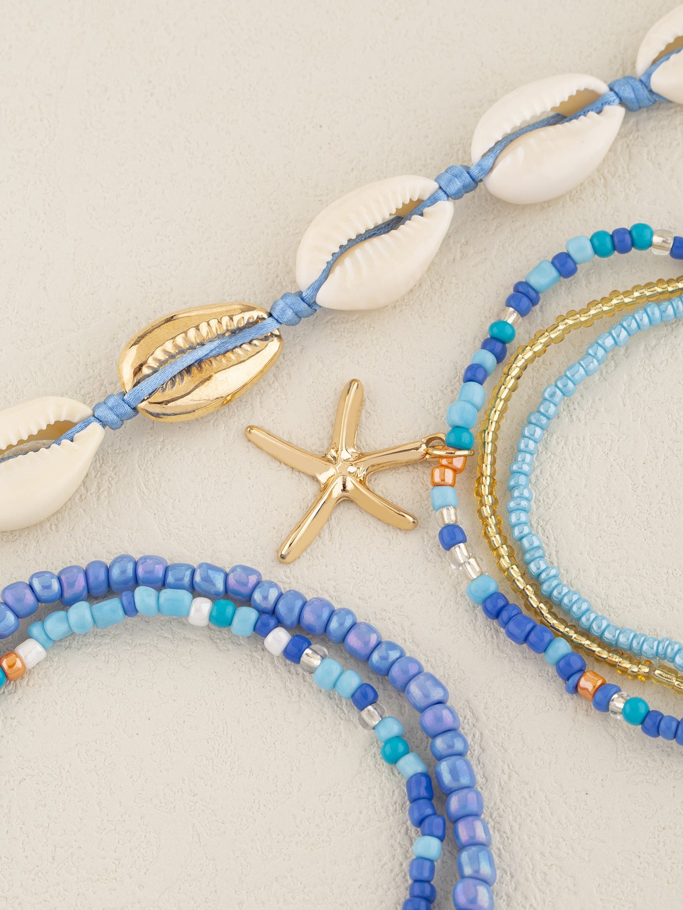 Starfish Shell Anklet