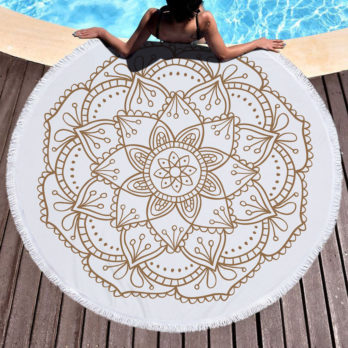 Round Beach Towel