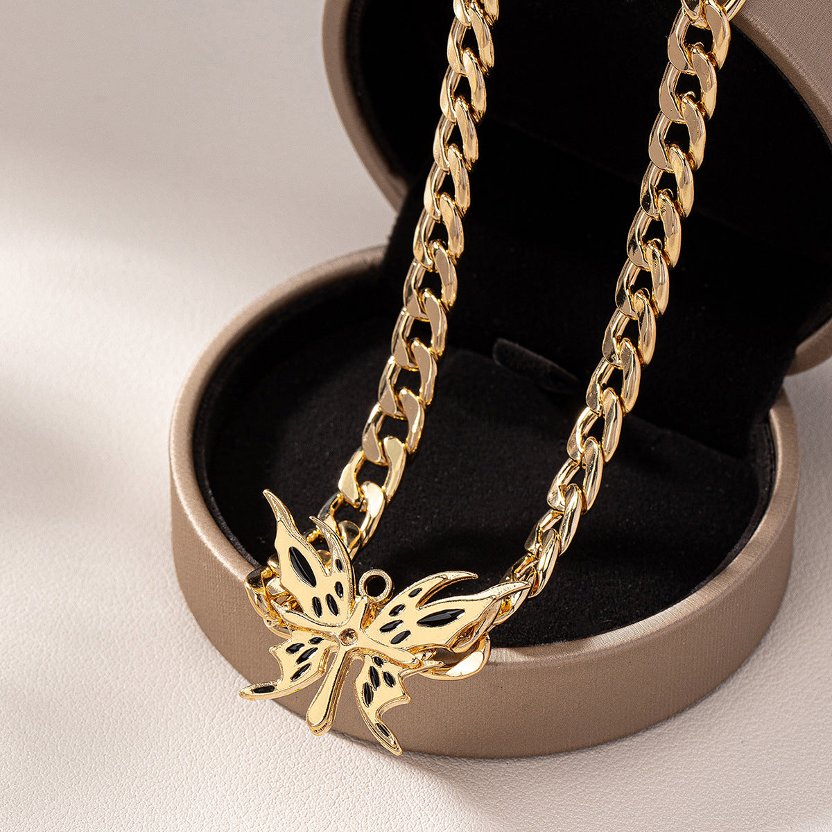 Butterfly Metal Style Necklace