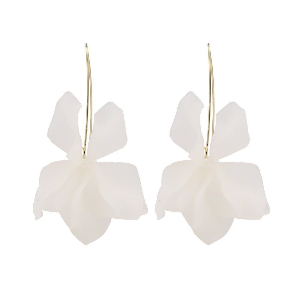 Flaxmaker Flower Earrings