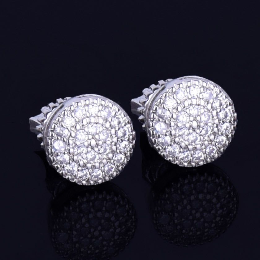 8MM Golden Mini Rounded Stud Earring