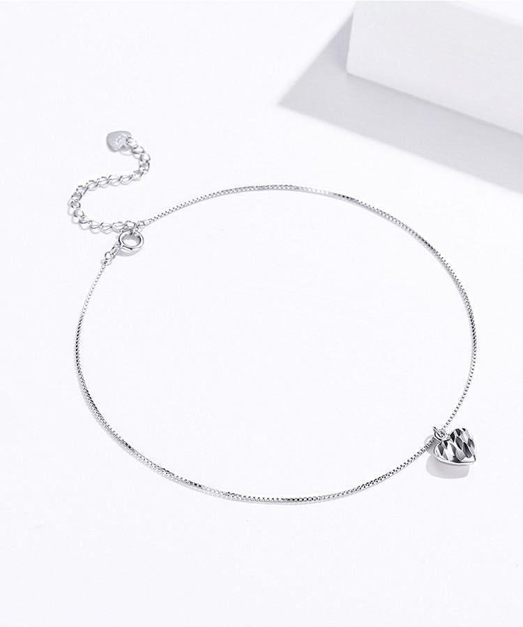 925 Sterling Silver Ankle t Simple Essential Bead